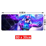 Sexy Ahri Riven skins gaming mousepad League of Legends