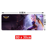 Sexy Ahri Riven skins gaming mousepad League of Legends